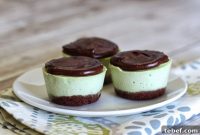 Gluten-Free Vegan Mint Chocolate Mini Cheesecakes Recipe