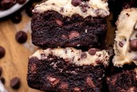 Cookie Dough Brownies Recipe: Fudgy Brownies with Edible Cookie Dough