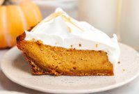 Brown Butter Pumpkin Pie with Gingersnap Crust Recipe