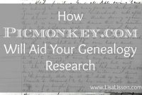 How PicMonkey Can Improve Your Genealogy Research