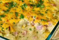 Cheesy Ham and Potato Casserole Recipe for Leftover Ham