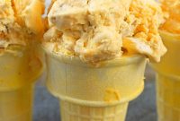 No-Churn Pumpkin Ice Cream with Gingersnap Cookie Swirls