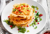 Crispy Sweetcorn and Spring Onion Fritters Recipe