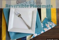 How to Sew a Reversible Placemat (Step-by-Step Tutorial)