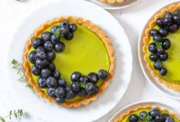 Avocado Blueberry Tarts with Almond Crust Recipe