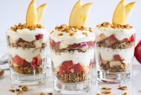 Apple Yogurt Parfait with Cinnamon Granola Recipe