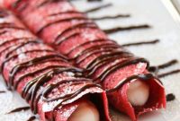 Red Velvet Crepes Recipe: Fluffy, Cream Cheese-Filled Pancake Rolls