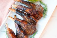 Garlic Herb Lamb Chops with Crispy Seared Edges