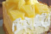 Pineapple Heaven Cheesecake Recipe — Moist Tropical Cheesecake