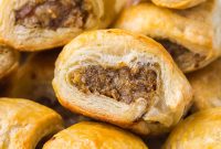 Crispy Sausage Rolls with Flaky Pastry Recipe