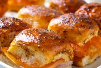 Buttery Honey-Glazed Ham & Cheese Sliders Recipe