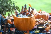 Pumpkin Beer Flight with Hot Pretzel Bar Ideas for Fall Entertaining