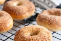 Cinnamon-Sugar Churro Bagels Made from Scratch