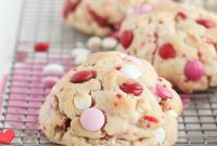 Valentine’s Day M&M Funfetti Cookies Recipe