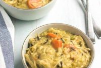 Creamy Instant Pot Chicken with Wild Rice Casserole