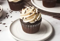 Moist Chocolate Cupcakes with Silky Cream Cheese Frosting