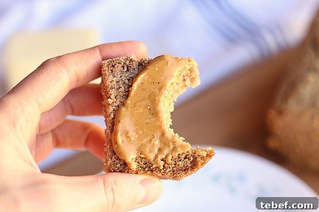 Quick Buckwheat Bread Recipe: Fast, Nutty Loaf in 45 Minutes 4 Buckwheat bread slathered with peanut butter