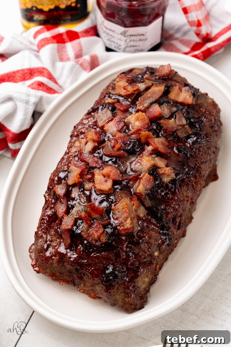 Bourbon-Glazed Bacon Meatloaf Recipe 7 img 10796 10