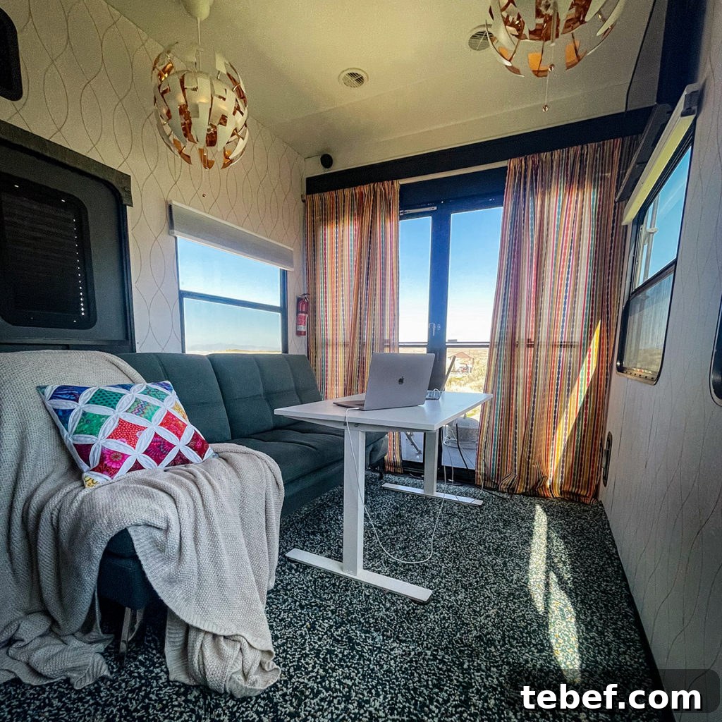 Lost Together: March 2022 Travel Stories and Highlights 5 The garage in our RV after we remodeled it.