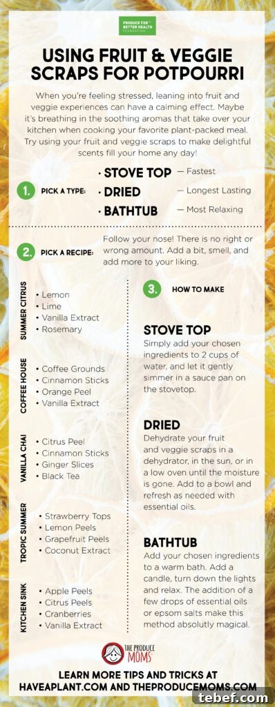 How to Make Potpourri infographic