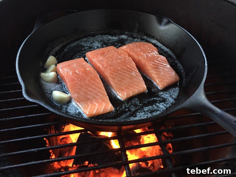 Basted Crispy Salmon Fillet
