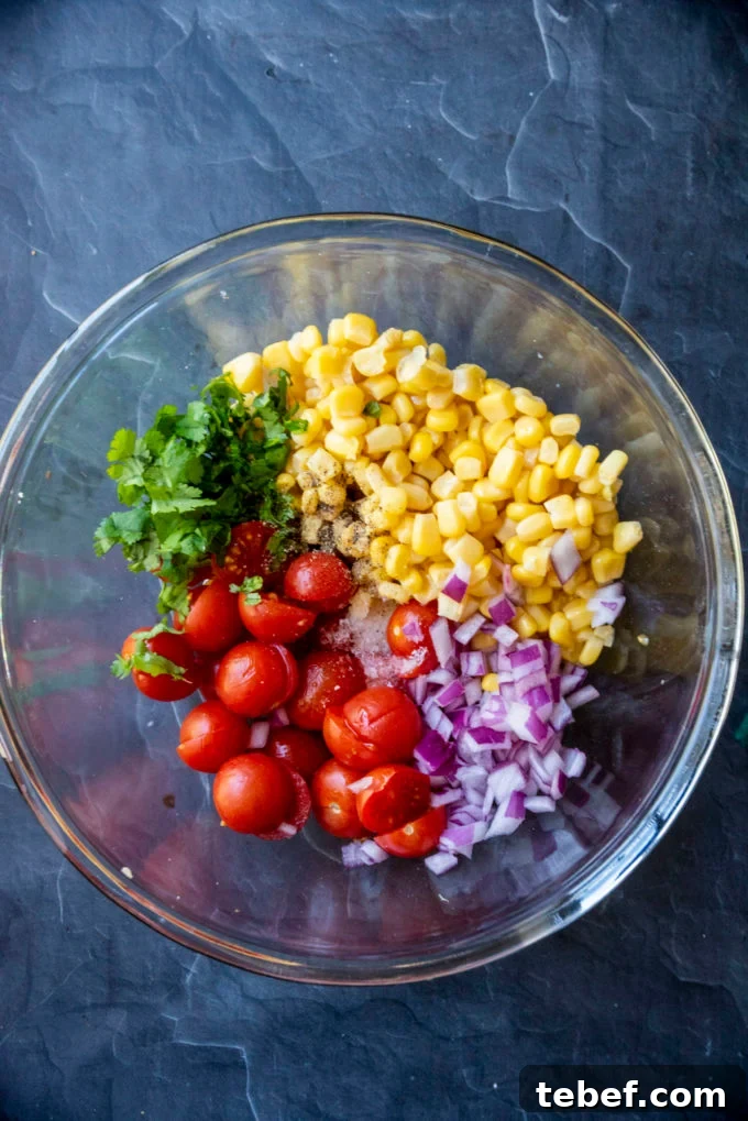 Tequila-Lime Chicken with Corn Salsa and Margarita Marinade 4 tomato corn salad ingredients