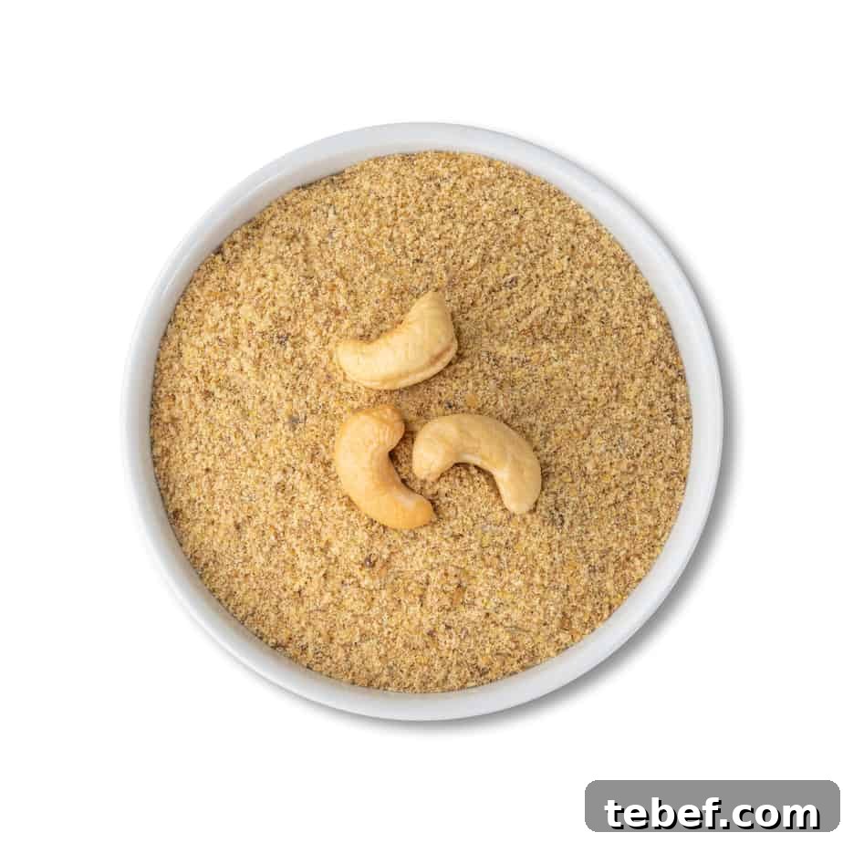 Almond Flour Substitutes: Top Alternatives and How to Use Them 6 bowl of cashew flour on a table