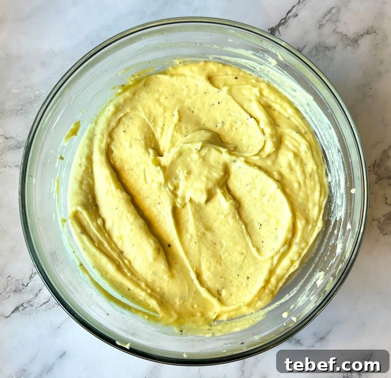 Fluffy Whipped Potato Casserole Recipe with Cheesy Topping 8 img 12560 7 1