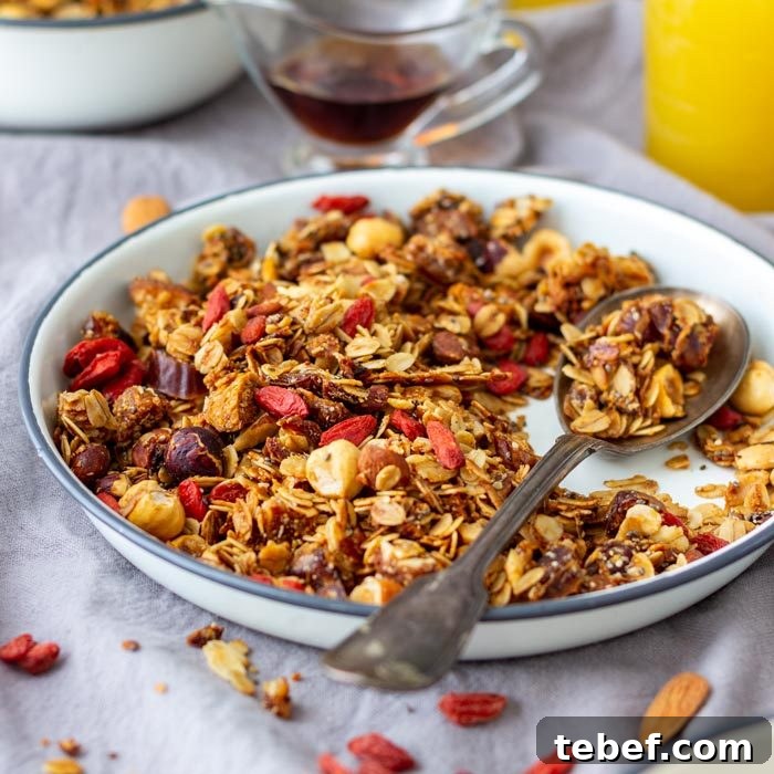 Easy Super Healthy Homemade Granola