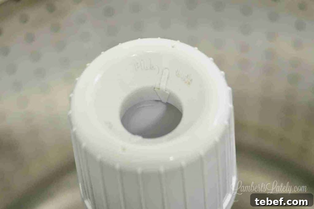 Deep Clean Your Top-Loading Washing Machine: Step-by-Step Guide 3 dirty fabric softener dispenser on washing machine.