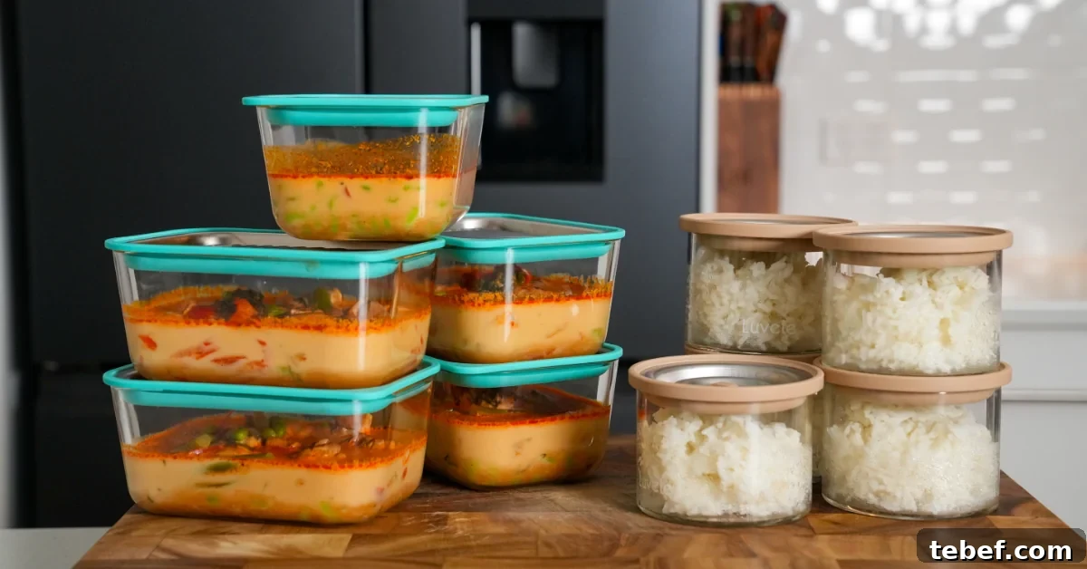 Make-Ahead Thai Red Curry Meal Prep for Flavorful Weeknight Dinners 2 Thai Red Chicken Curry Meal Prep #2