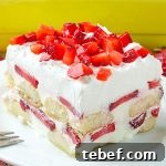 No Bake Strawberry Tiramisu Recipe - Featured Image