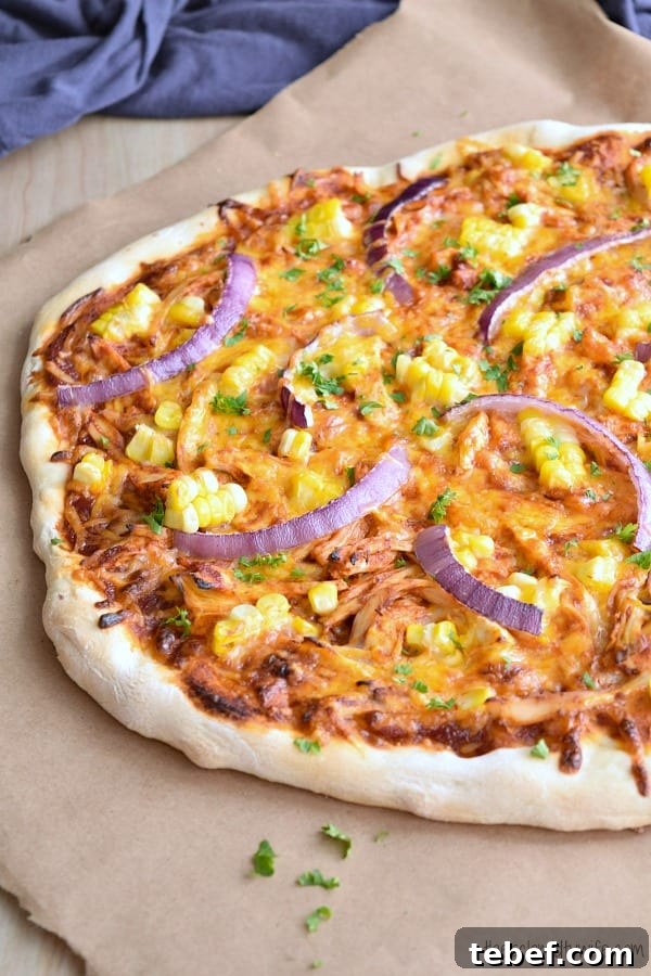 Ultimate BBQ Chicken Pizza with Loaded Toppings 2 BBQ Chicken Pizza