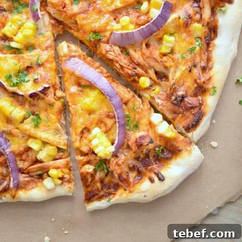 Loaded BBQ Chicken Pizza