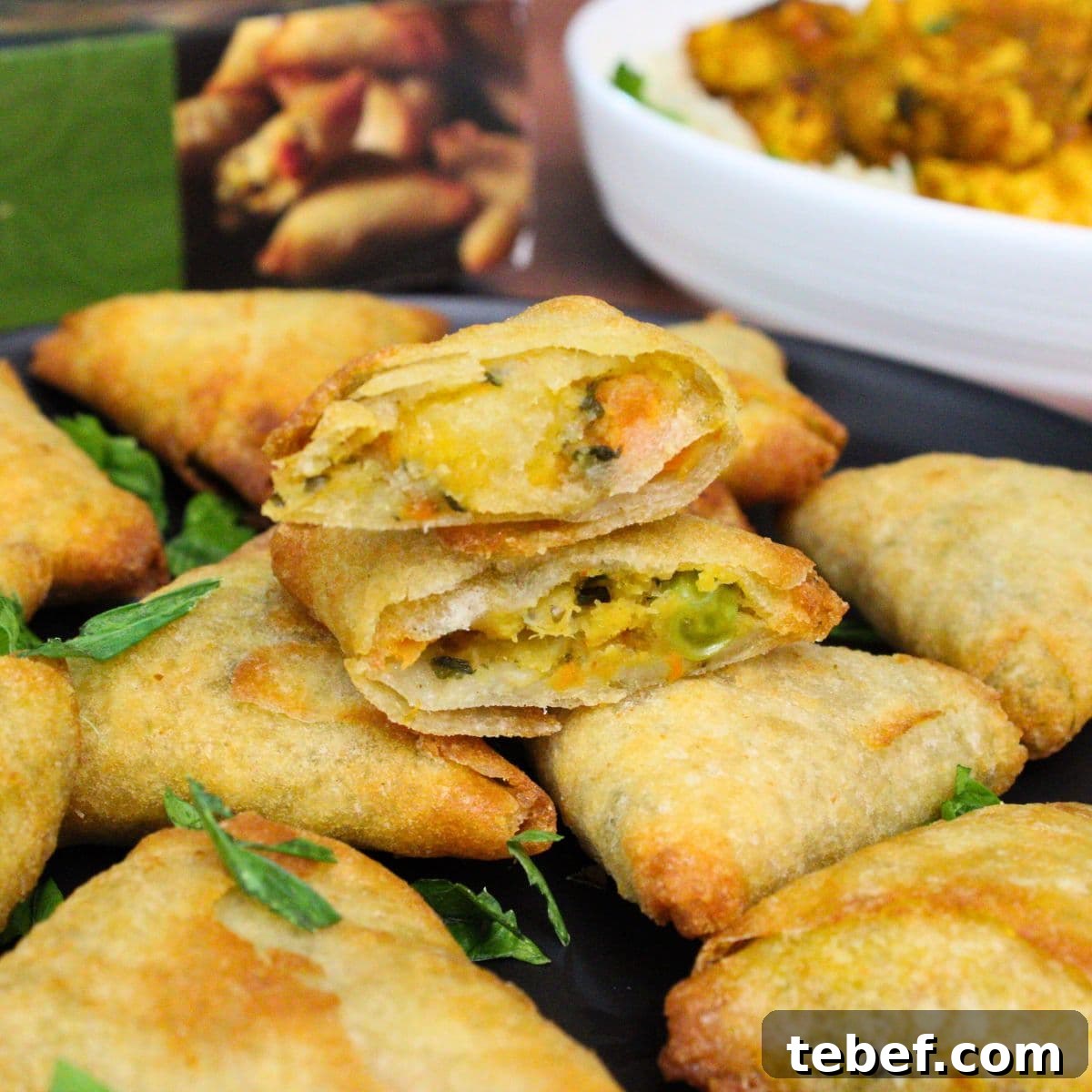 trader joes vegetable samosas in the air fryer recipe dinners done quick featured image