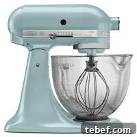KitchenAid 5-Qt. Artisan Mixer with Glass Bowl