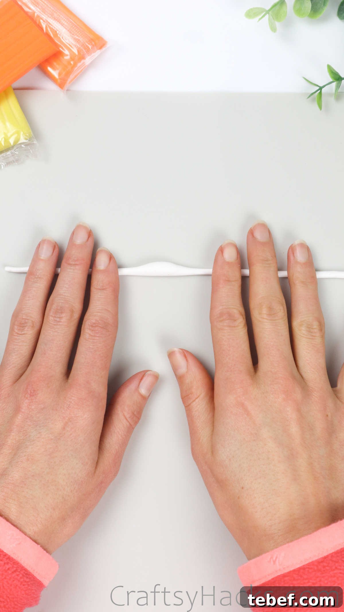 DIY Polymer Clay Rings: Step-by-Step Guide for Stunning Designs 8 rolling out white clay