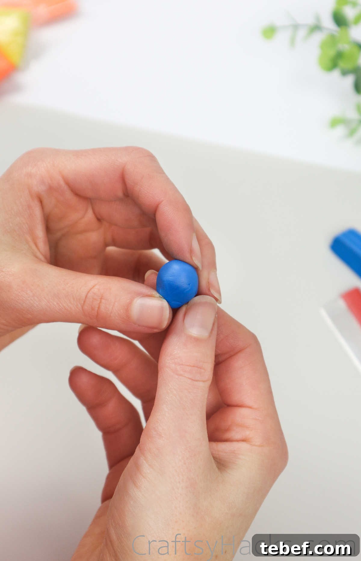 DIY Polymer Clay Rings: Step-by-Step Guide for Stunning Designs 5 blue clay ball