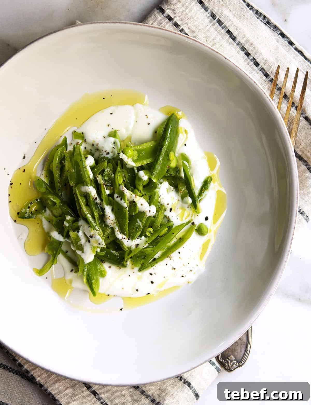 Crisp Sugar Snap Pea Salad with Lemon-Parmesan Dressing 2 img 17608 1