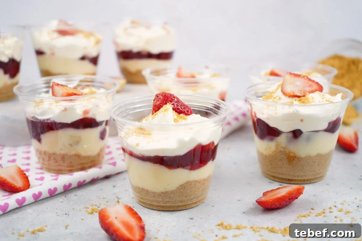 Easy Strawberry Pie Filling Parfait Cups Easy Strawberry Pie Filling Parfait Cups