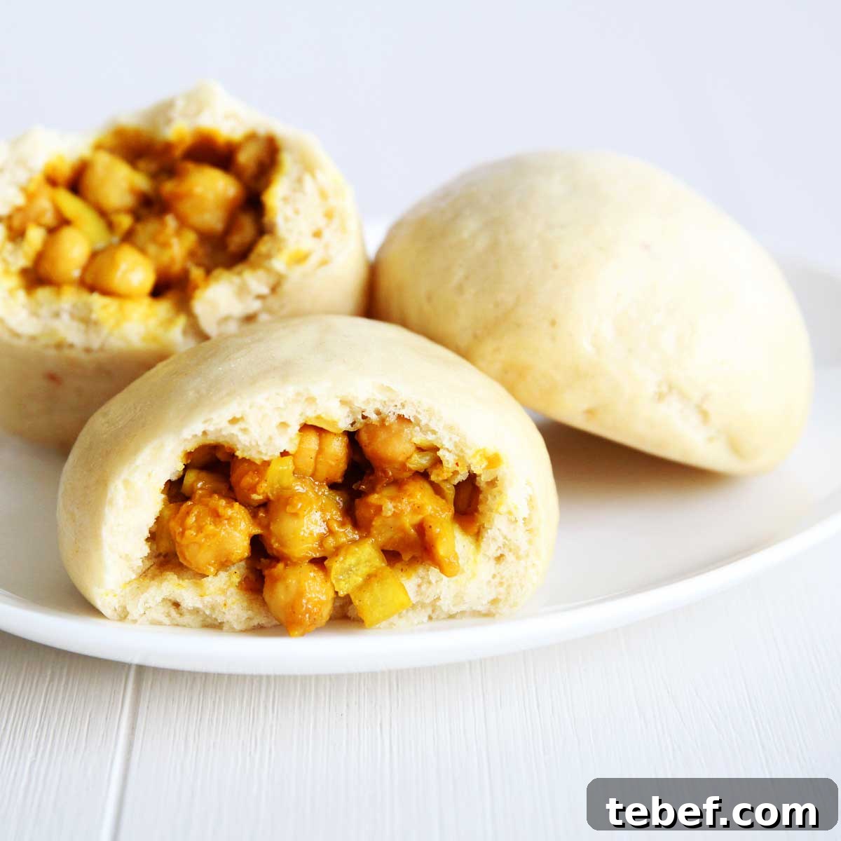 chickpea steamed buns