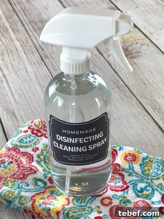 DIY Disinfecting Cleaning Spray Recipe That Kills Germs 8 homemade disinfecting spray