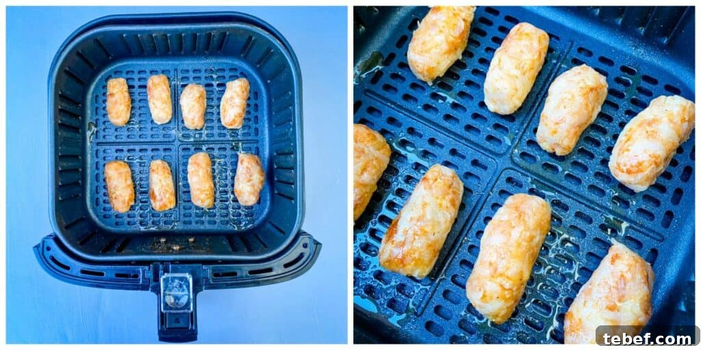 Crispy Air Fryer Tater Tots: Perfectly Golden Every Time 7 uncooked air fryer tater tots