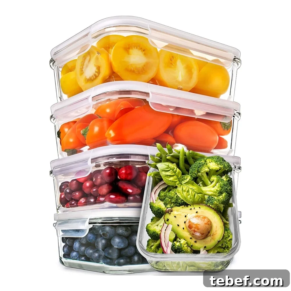 a stock of storage containers
