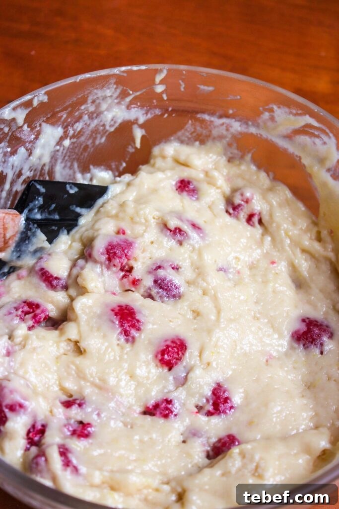 Lemon Raspberry Muffins Recipe with Zesty Glaze 7 img 19934 6