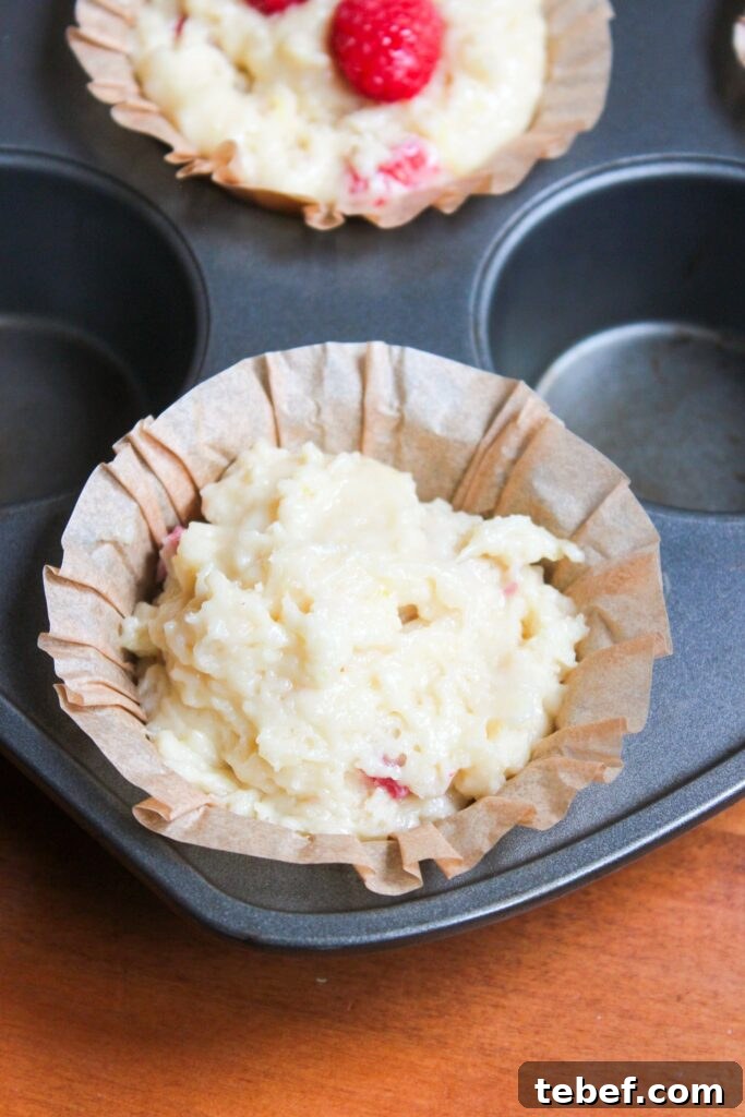 Lemon Raspberry Muffins Recipe with Zesty Glaze 8 img 19934 7