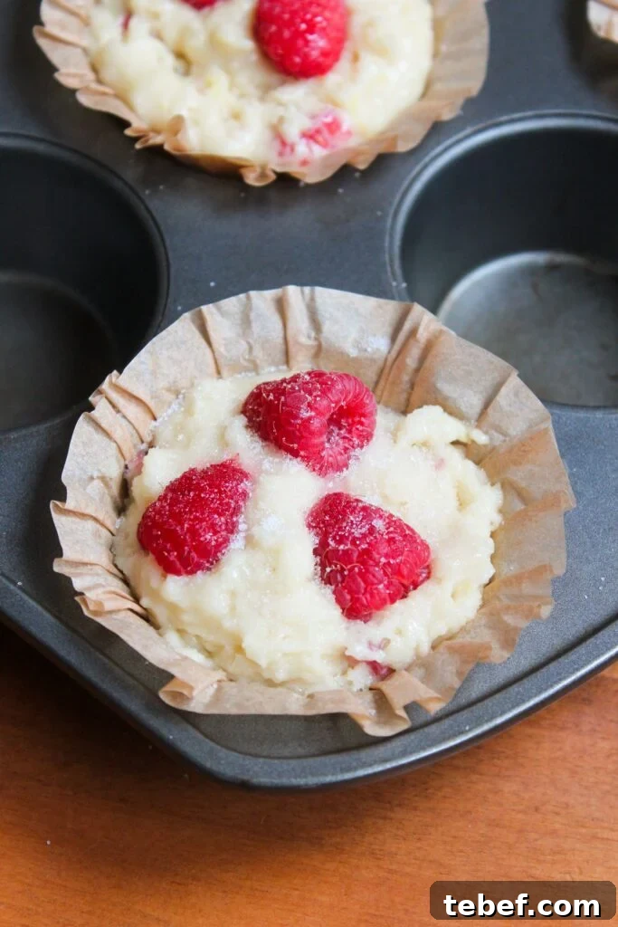 Lemon Raspberry Muffins Recipe with Zesty Glaze 9 img 19934 8