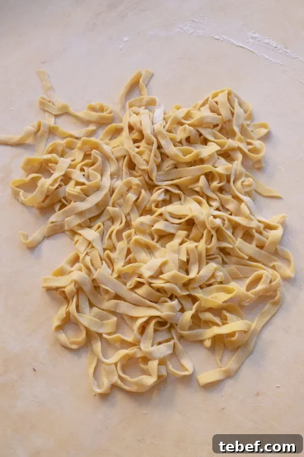 homemade egg noodles 
