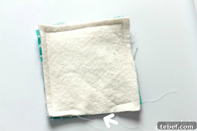 08 Fabric Coaster Valentine's Day