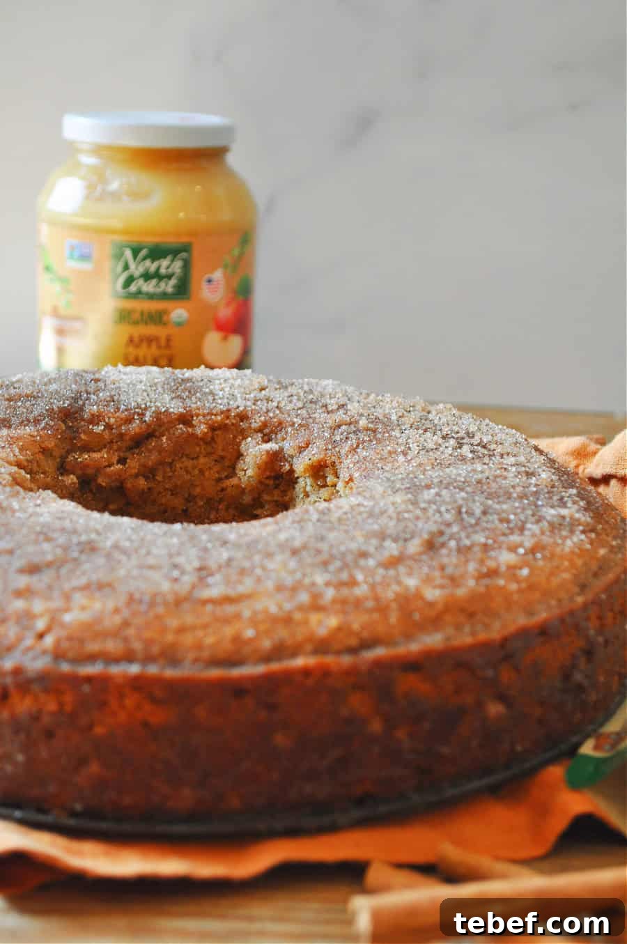 Vegan Apple Cider Donut Cake Recipe: Moist Spiced Bundt Cake 2 img 20798 2